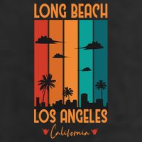Long Beach Los Angeles California 11oz C Handle Ceramic Mug
