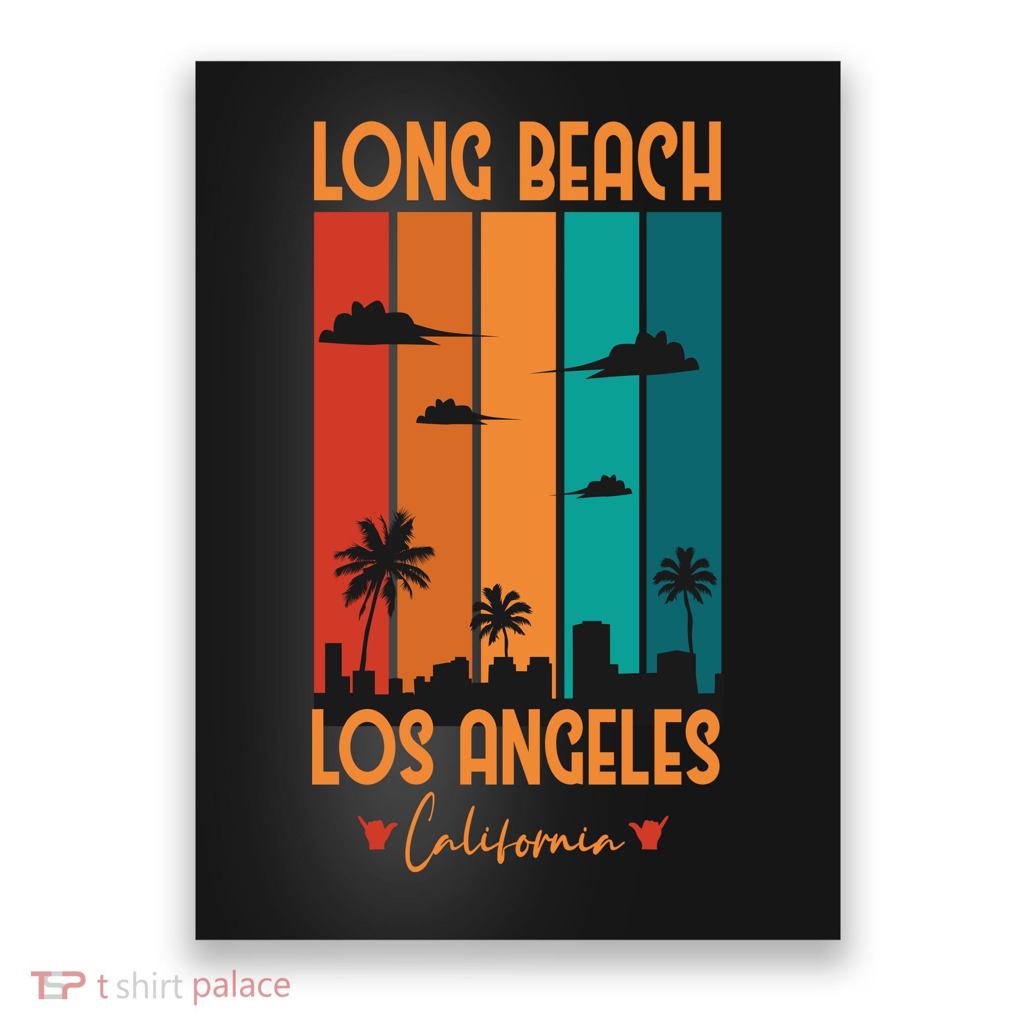 Long Beach Los Angeles California Poster