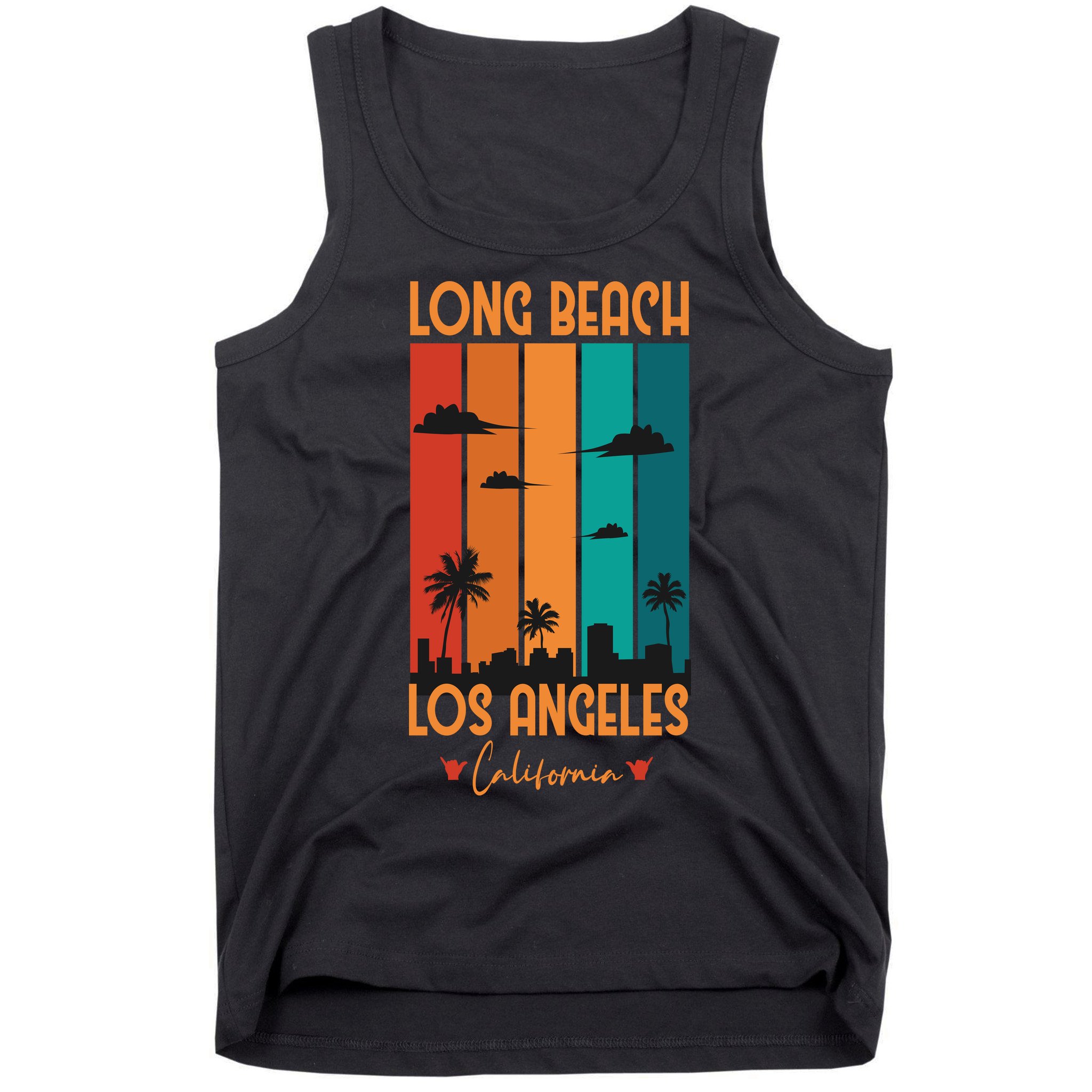 Long Beach Los Angeles California Tank Top