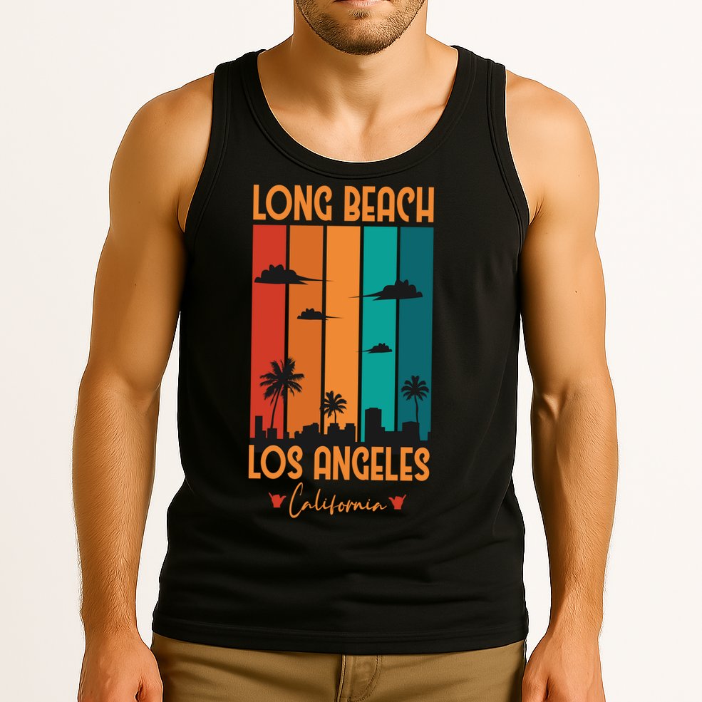Long Beach Los Angeles California Tank Top