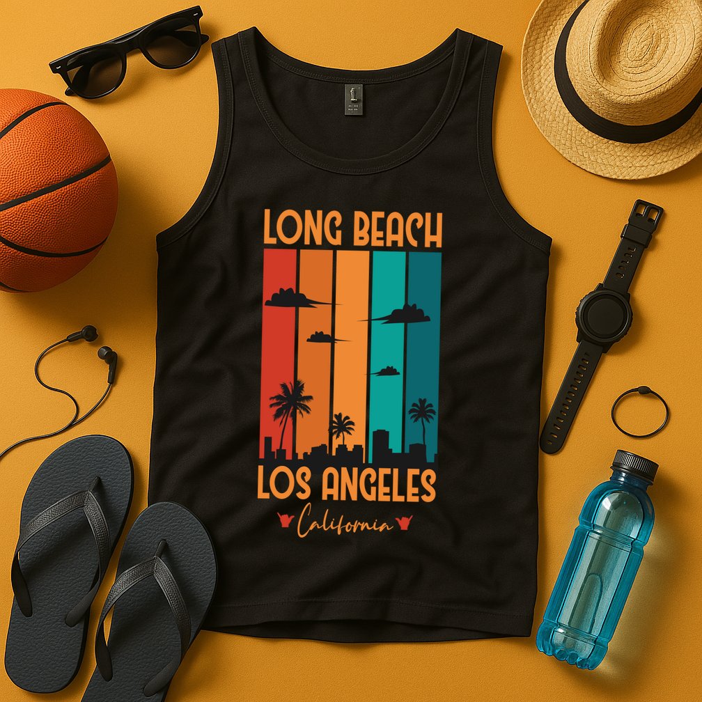 Long Beach Los Angeles California Tank Top