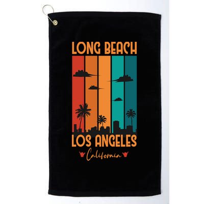 Long Beach Los Angeles California Golf Towel