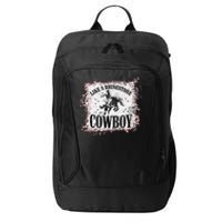 Leopard Bleached Like A Rhinestone Cowboy Horseback City Backpack