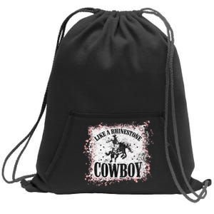 Leopard Bleached Like A Rhinestone Cowboy Horseback Sweatshirt Cinch Pack Bag