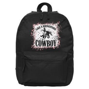 Leopard Bleached Like A Rhinestone Cowboy Horseback 16 in Basic Backpack