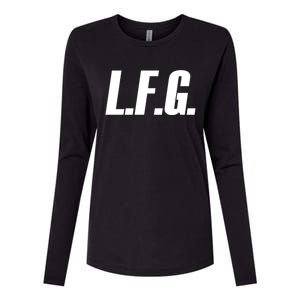 Lfg Because LetS Go!!! Great Gift Womens Cotton Relaxed Long Sleeve T-Shirt