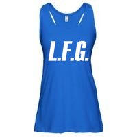 Lfg Because LetS Go!!! Great Gift Ladies Essential Flowy Tank