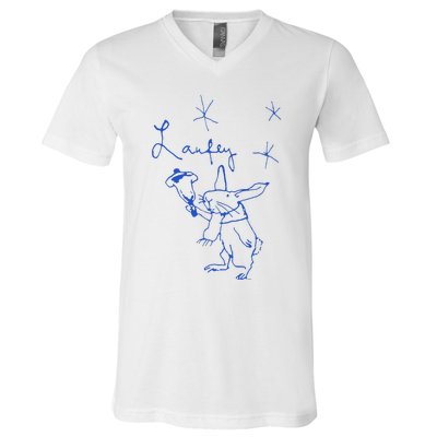 L.A.U.F.E.Y Bunny V-Neck T-Shirt