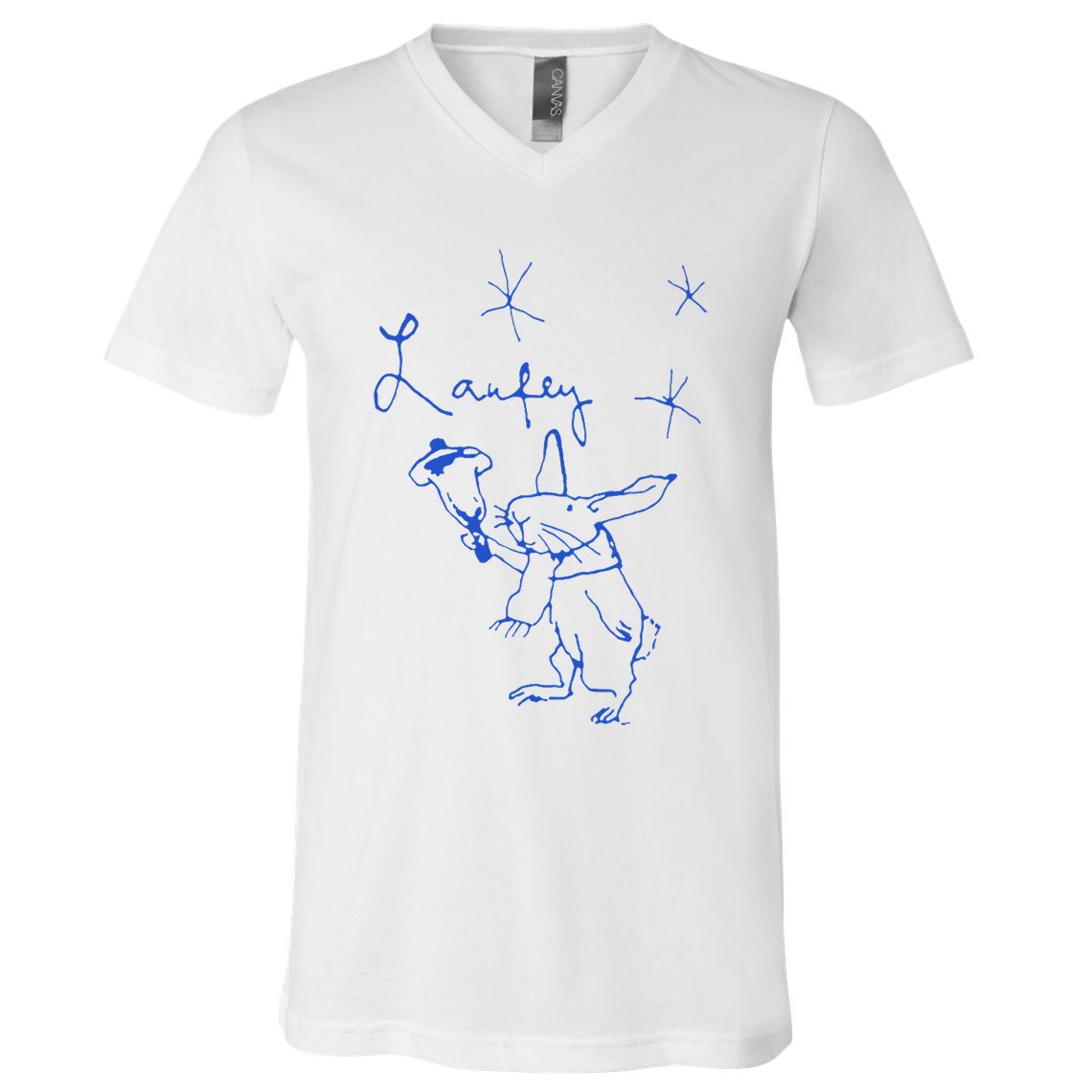 L.A.U.F.E.Y Bunny V-Neck T-Shirt