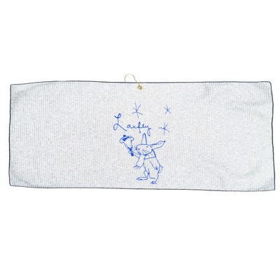 L.A.U.F.E.Y Bunny Large Microfiber Waffle Golf Towel