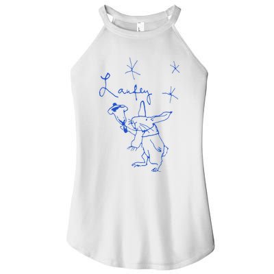 L.A.U.F.E.Y Bunny Women's Perfect Tri Rocker Tank