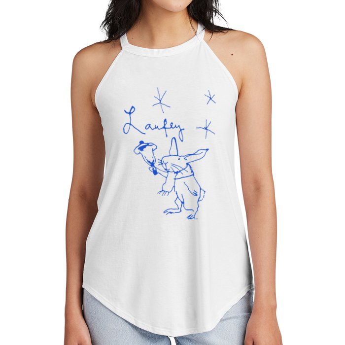 L.A.U.F.E.Y Bunny Women's Perfect Tri Rocker Tank
