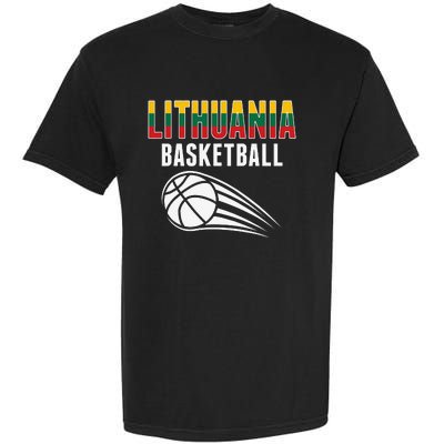 Lithuania Basketball Lovers Jersey Lithuanian Sport Fans Garment-Dyed Heavyweight T-Shirt