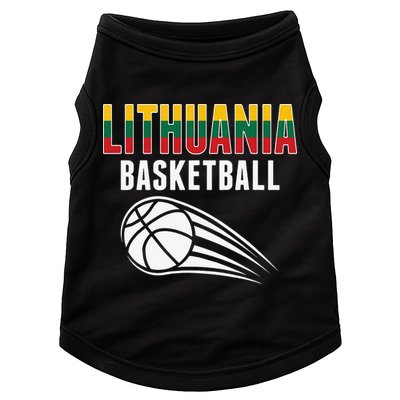 Lithuania Basketball Lovers Jersey Lithuanian Sport Fans Doggie Tank
