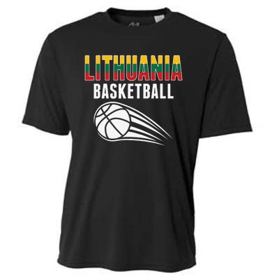 Lithuania Basketball Lovers Jersey Lithuanian Sport Fans Cooling Performance Crew T-Shirt