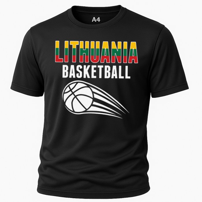 Lithuania Basketball Lovers Jersey Lithuanian Sport Fans Cooling Performance Crew T-Shirt