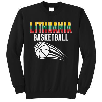 Lithuania Basketball Lovers Jersey Lithuanian Sport Fans Sweatshirt