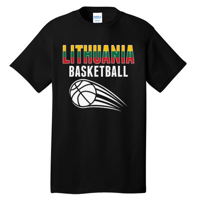 Lithuania Basketball Lovers Jersey Lithuanian Sport Fans Tall T-Shirt