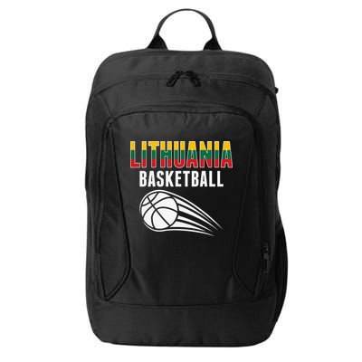 Lithuania Basketball Lovers Jersey Lithuanian Sport Fans City Backpack