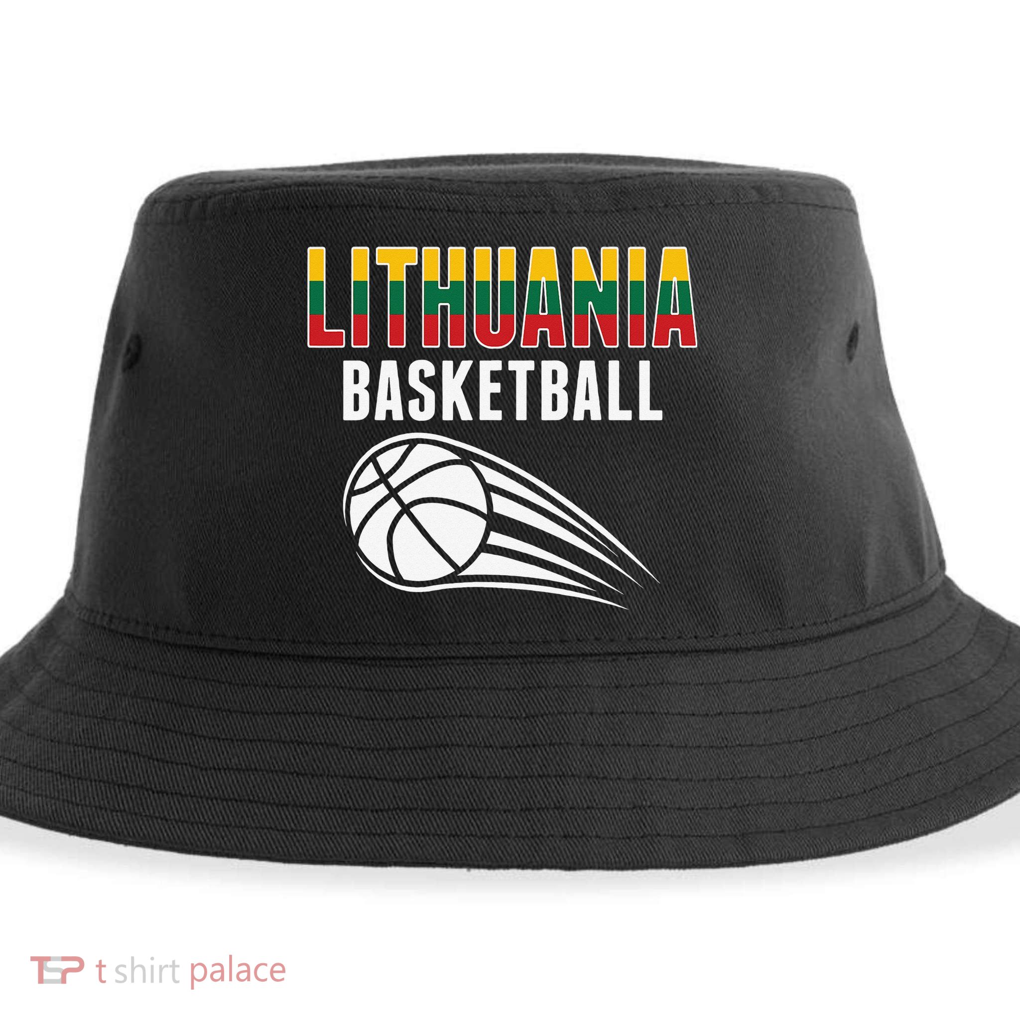 Lithuania Basketball Lovers Jersey Lithuanian Sport Fans Sustainable Bucket Hat