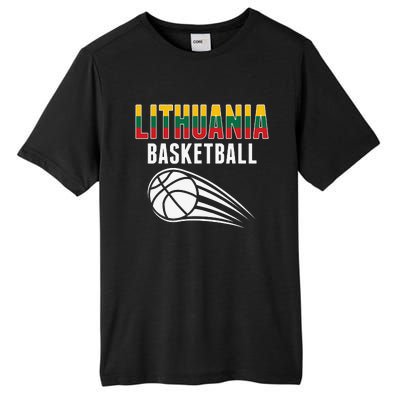 Lithuania Basketball Lovers Jersey Lithuanian Sport Fans Tall Fusion ChromaSoft Performance T-Shirt