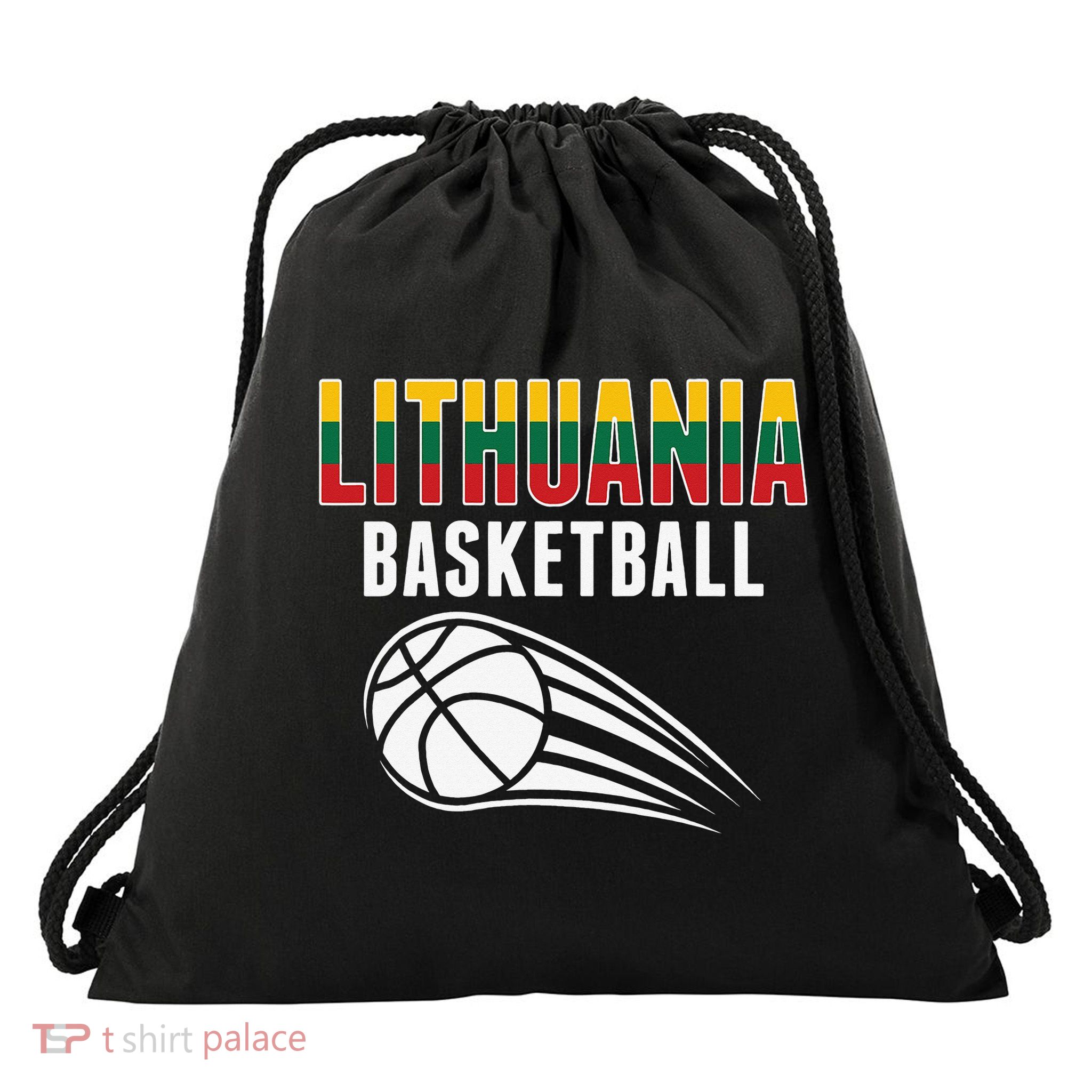 Lithuania Basketball Lovers Jersey Lithuanian Sport Fans Drawstring Bag