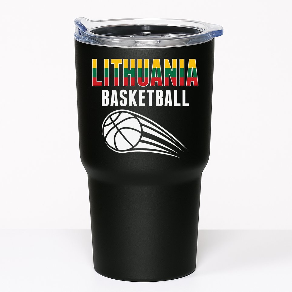 Lithuania Basketball Lovers Jersey Lithuanian Sport Fans Tumbler