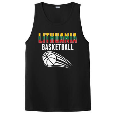 Lithuania Basketball Lovers Jersey Lithuanian Sport Fans PosiCharge Competitor Tank