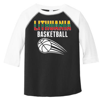 Lithuania Basketball Lovers Jersey Lithuanian Sport Fans Toddler Fine Jersey T-Shirt