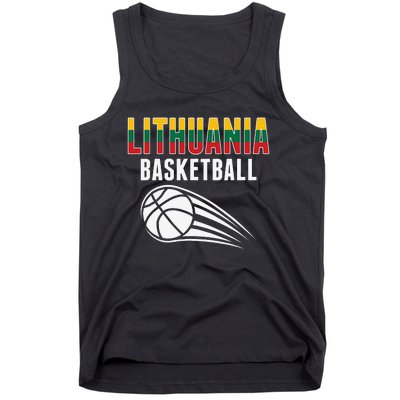 Lithuania Basketball Lovers Jersey Lithuanian Sport Fans Tank Top