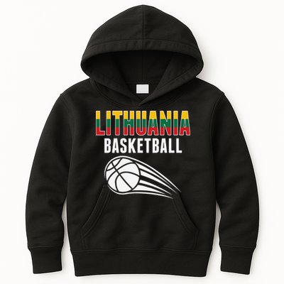 Lithuania Basketball Lovers Jersey Lithuanian Sport Fans Kids Hoodie