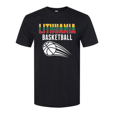 Lithuania Basketball Lovers Jersey Lithuanian Sport Fans Softstyle CVC T-Shirt