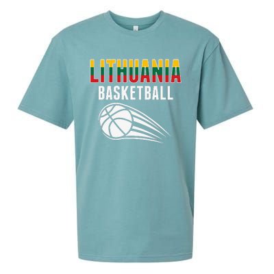 Lithuania Basketball Lovers Jersey Lithuanian Sport Fans Sueded Cloud Jersey T-Shirt