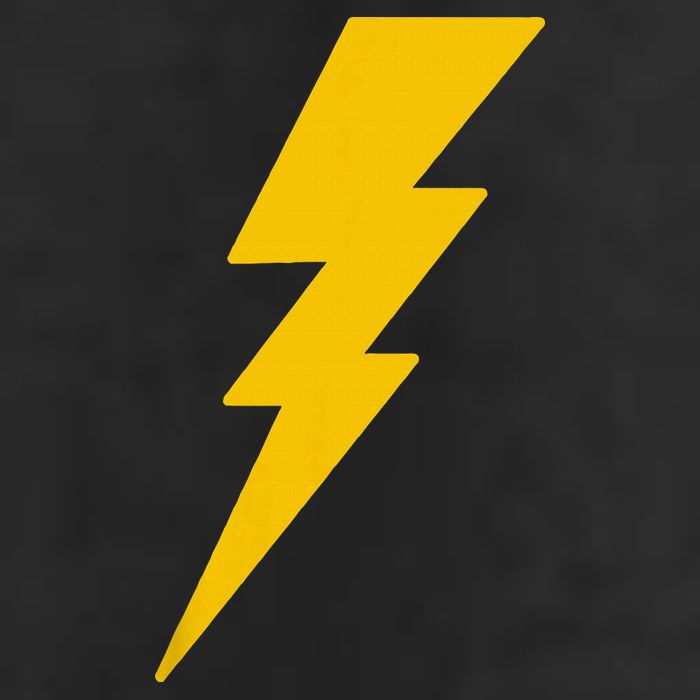 Lightning Bolt Garment-Dyed Fleece Hoodie