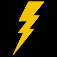 Lightning Bolt 7-Panel Snapback Hat