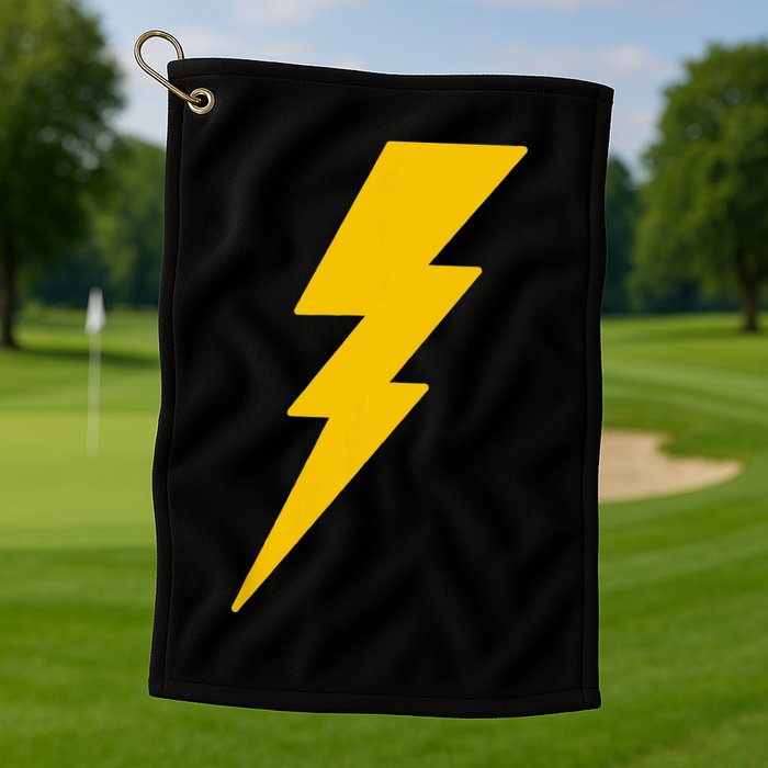 Lightning Bolt Golf Towel