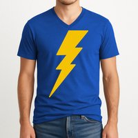 Lightning Bolt V-Neck T-Shirt