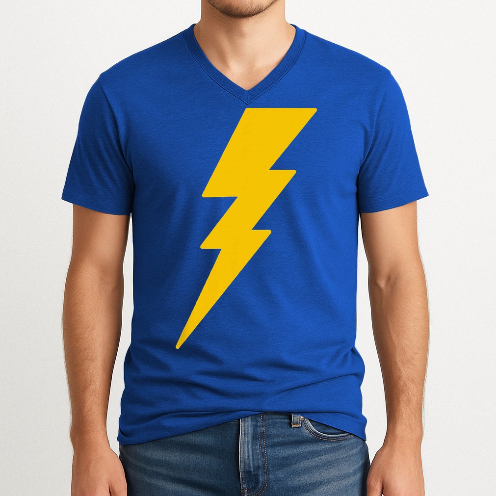 Lightning Bolt V-Neck T-Shirt