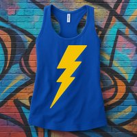 Lightning Bolt Womens Tank Top