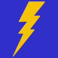 Lightning Bolt Pom Pom 12in Knit Beanie