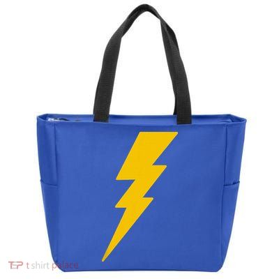 Lightning Bolt Zip Tote Bag