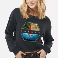 Labuan Bajo Cropped Pullover Crew