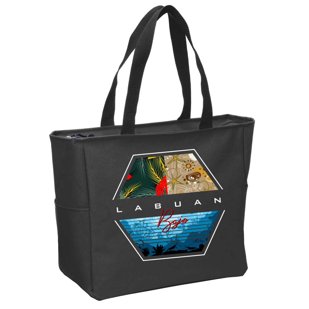 Labuan Bajo Zip Tote Bag