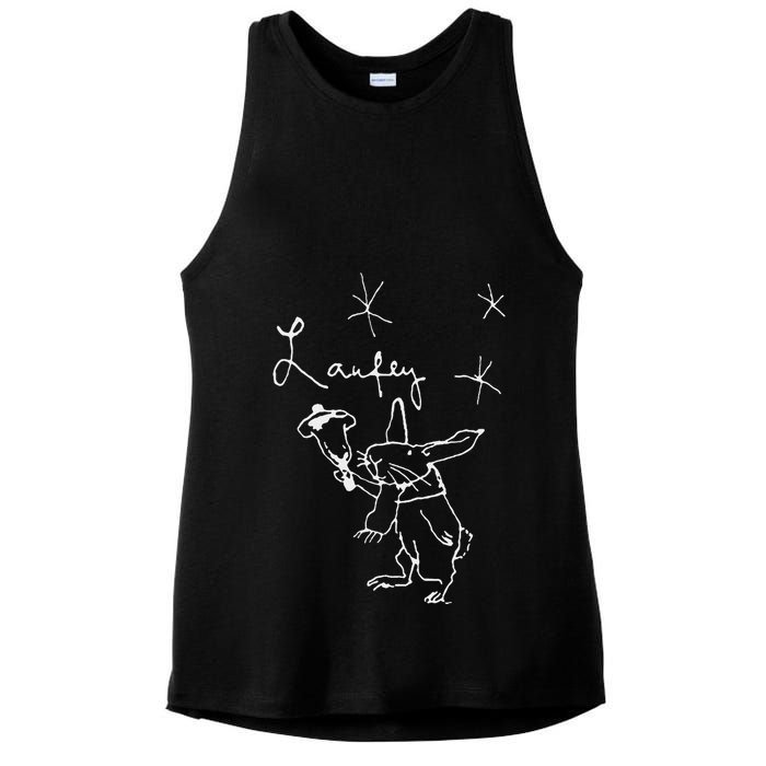 L.A.U.F.E.Y Bunny Ladies PosiCharge Tri-Blend Wicking Tank