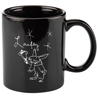 L.A.U.F.E.Y Bunny 11oz C Handle Ceramic Mug