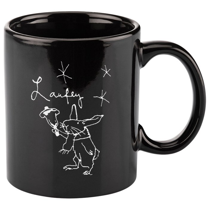 L.A.U.F.E.Y Bunny 11oz C Handle Ceramic Mug