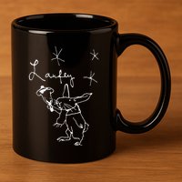 L.A.U.F.E.Y Bunny 11oz C Handle Ceramic Mug