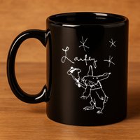 L.A.U.F.E.Y Bunny 11oz C Handle Ceramic Mug