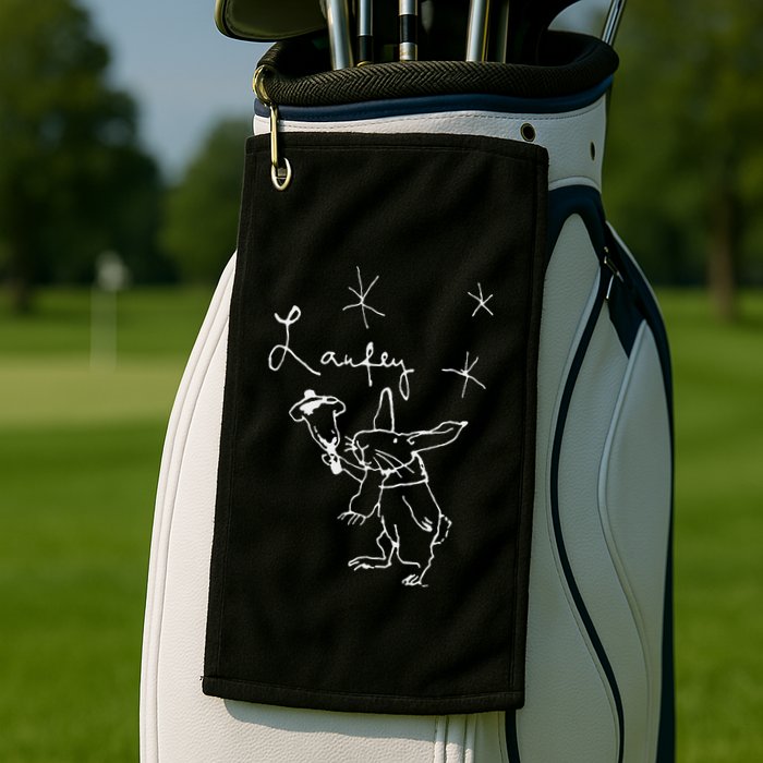 L.A.U.F.E.Y Bunny Golf Towel