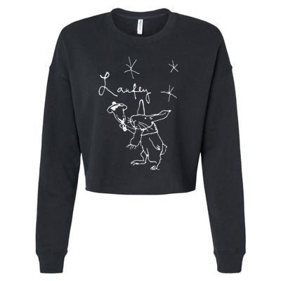 L.A.U.F.E.Y Bunny Cropped Pullover Crew